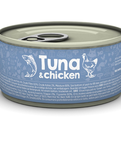 Naturea Wet Tuna & Chicken vådfoder til katte