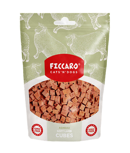 Ficcaro godbidder til katte og hunde, Soft Lamb Cubes