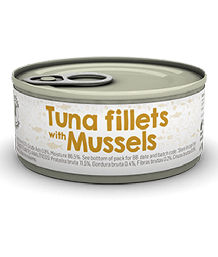 Naturea Tuna fillets with Mussels vådfoder til katte og killinger
