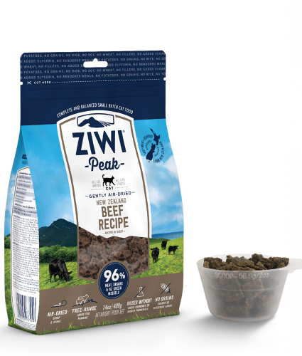 ZIWI Peak Air dried Beef tørfoder til kat, 400 gr