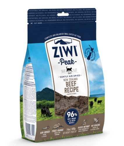 ZIWI Peak Cat Air dried Beef tørfoder med bøf, 400 gr