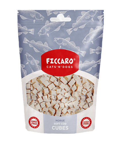 Ficcaro Soft Cod Cubes godbidder til katte og hunde